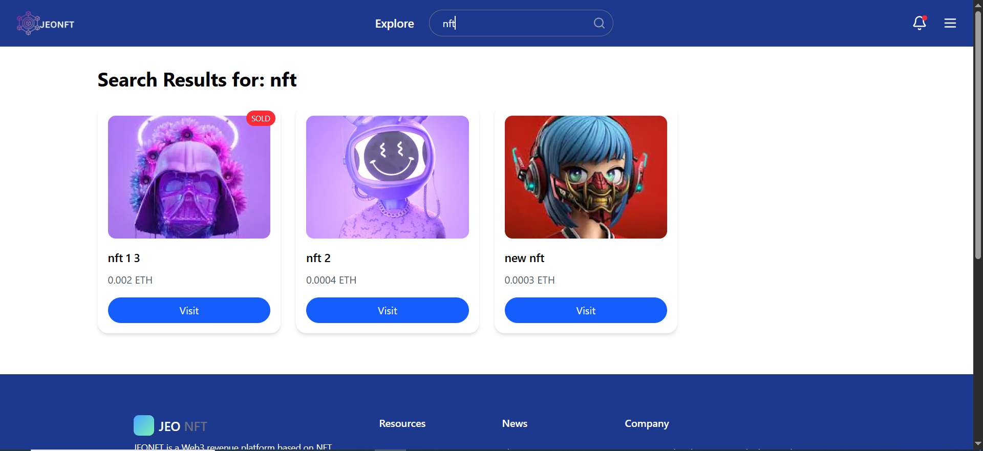 JEONFT user platform image 5